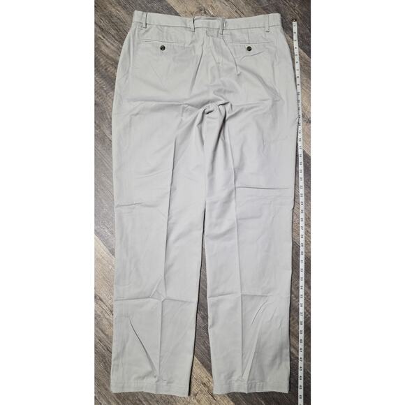 Amazon Essentials Mens Pants 38x34 Light Gray Chino Flat Front Straight Leg - Picture 5 of 5